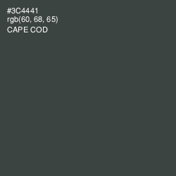#3C4441 - Cape Cod Color Image